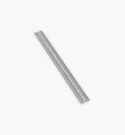 30N3150 - Starrett 11 3/4"/300mm Imperial/Metric Chrome Rule for 12"/300mm Square, Protractor & Center-Finding Heads