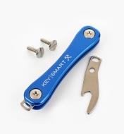 45K0761 - Porte-clés robuste KeySmart, 14 clés, bleu
