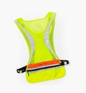 Back of large/extra-large High-Visibility LED Vest