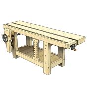 Benchcrafted Roubo Bench Plan & Glide Vise Hardware Kits