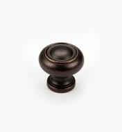 03W2832 - 1 1/4" Dark Bronze Knob, Ring