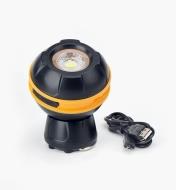 25K4115 - Lampe-sphère magnétique robuste rechargeable à DEL