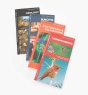 LA266 - Set of Four Pocket Guides(Hummingbirds, Butterflies & Pollinators, Knots, Geology)