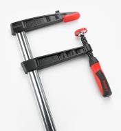 Closer view of Bessey 7" medium-duty FA clamp jaws