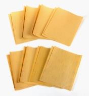 08K0120 - 16-Pc. Mirka Gold Sandpaper Sheet Sampler (80x-800x)