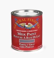 56Z1698 - Peinture de lait General, gris parfait, la pinte