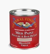 56Z1728 - Peinture de lait General, grège, la pinte