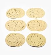 08K0915 - 18-Pc. Sample Pack of 5" 42-Hole Gold Multifit Grip Discs