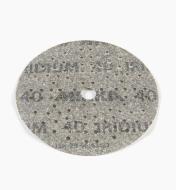 08K0921 - Disque abrasif autoagrippant Iridium, 5 po, 89 trous, grain 40, l'unité