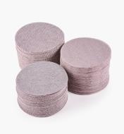 50 each of the 80x, 120x and 180x Abranet Grip mesh abrasive discs