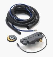 The dual hose assembly, platen adapter and accessory control box that are included in the kit