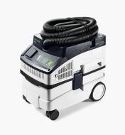 Hose  stored on top of Festool CT 15 E Mobile Dust Extractor