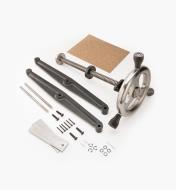 06G0150 - Benchcrafted Glide Leg Vise Solo Hardware Kit, Machined Wheel
