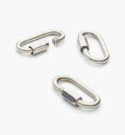 99X0151 - 3/16" Stainless-Steel Quick Links, pkg. of 3