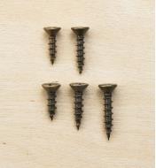 Antique Brass Flat-Head Screws