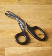 Clamshell Scissors on a wood surface