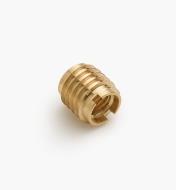 00M9060 - M10-1.5 Brass Knife-Edge Insert Nut