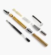 88K8762 - Stylo à cliquet à encre gel Slimline Pro, chromé