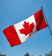 A Deluxe Canadian Flag on a pole