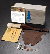 MK115 - Trousse-projet pour porte-outils de jardinage en cuir