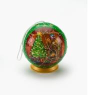 45K1595 - 3D Puzzle Christmas Ornament, Green