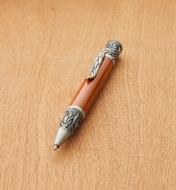 88K8909 - Phoenix Rising Ballpoint Twist Pen, Antique Pewter