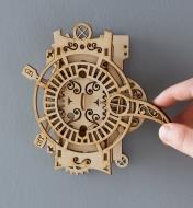 Pulling the lever on the gears and lever light switch cover