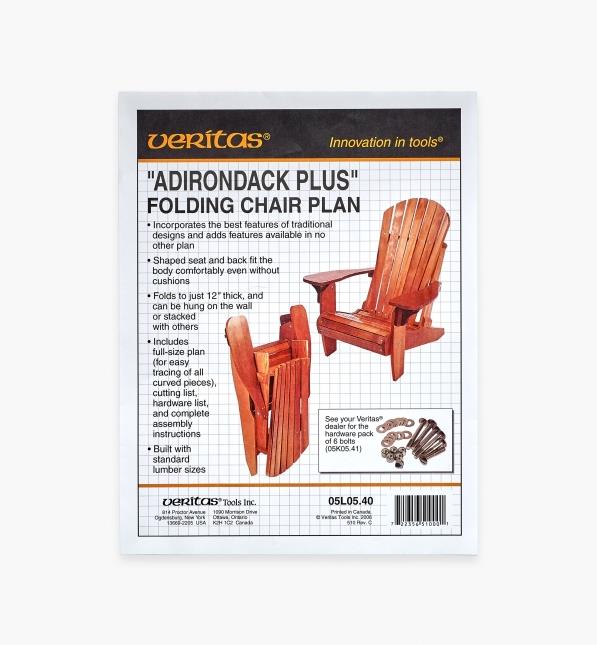 Adirondack Plus Folding Chair Plan Lee Valley Tools - Lee Valley Patio Furniture