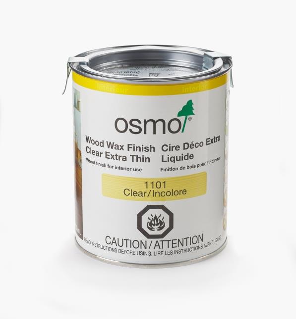 Osmo Wood Wax Finish | Clear Extra Thin | 1101 (1101 .75 L)