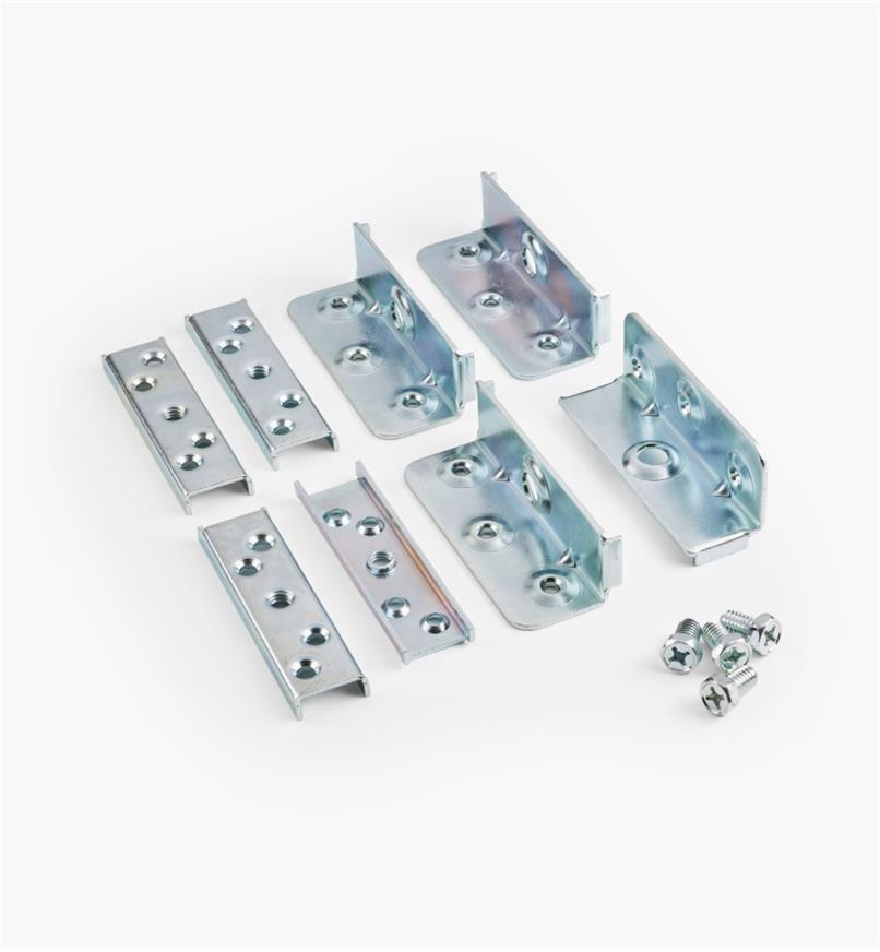 130mm Knock Down Bed Fittings Connectors Brackets Joiners Replacement Hook in 