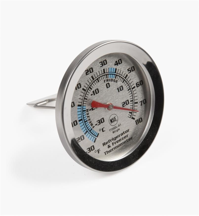 Winco TMT-RF2 Refrigerator/Freezer Thermometer Temperature Range