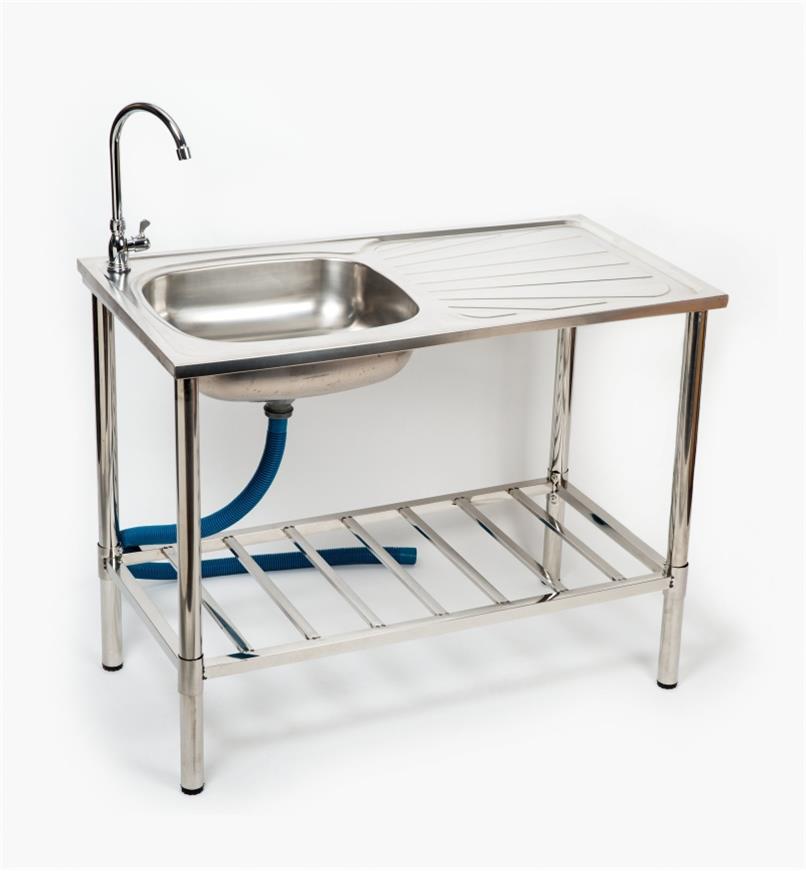 Stainless Steel Outdoor Wash Table, Outdoor Sink Table
