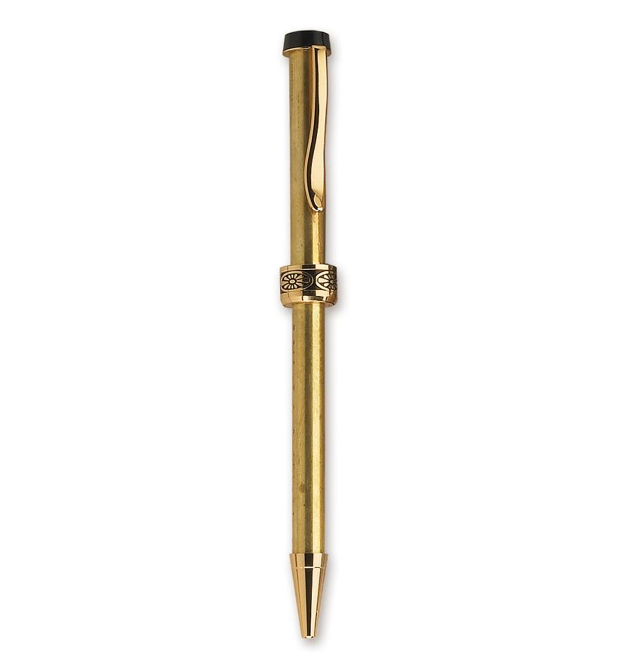 Composants pour stylo à bille à demi-rotation