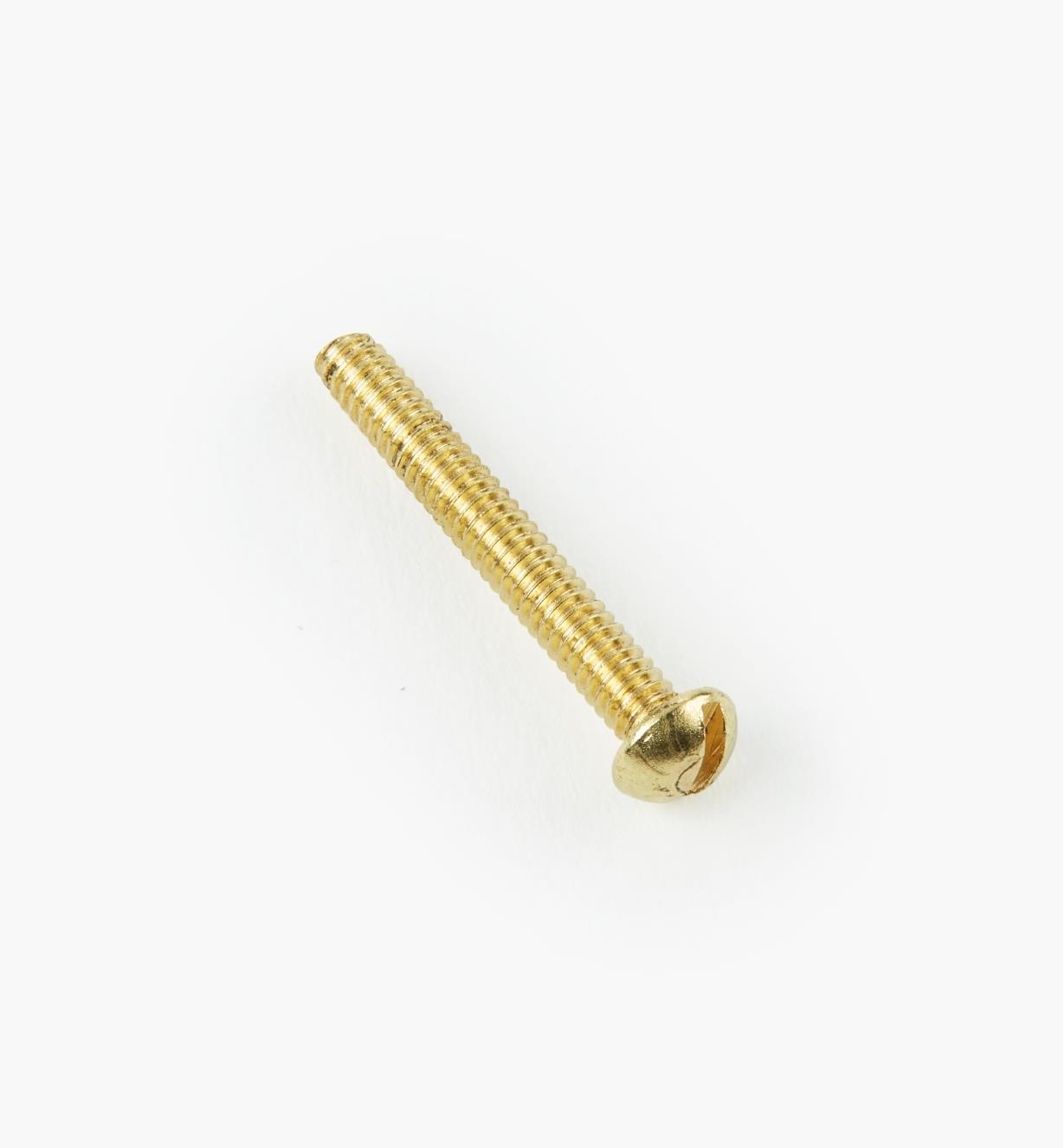 44Z0101 - 2-56 × 5/8" Round Head, Brass Machine Screws (25)