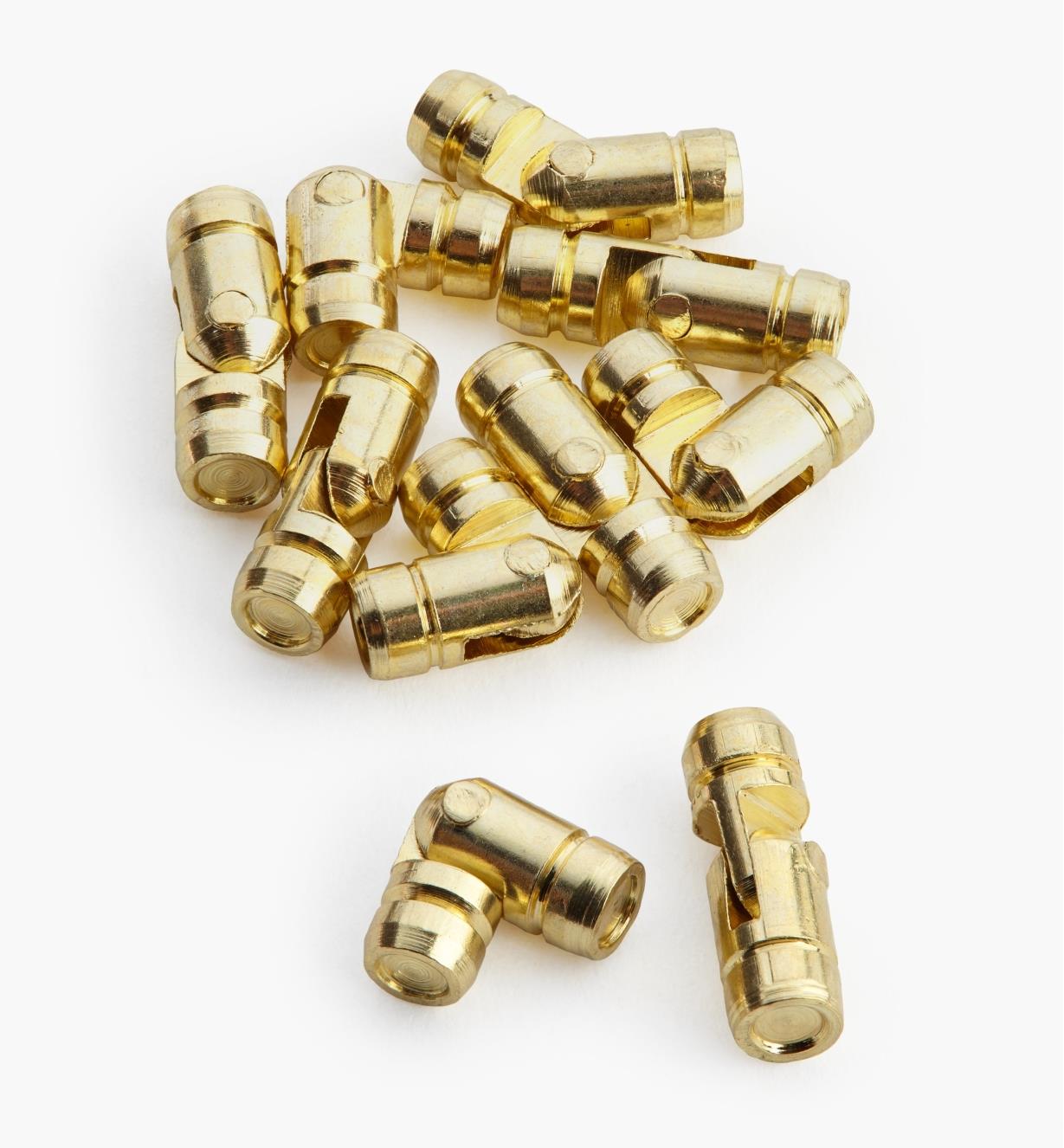 00D8150   - 5mm × 15mm Brass Pin Hinges, pkg. of 10