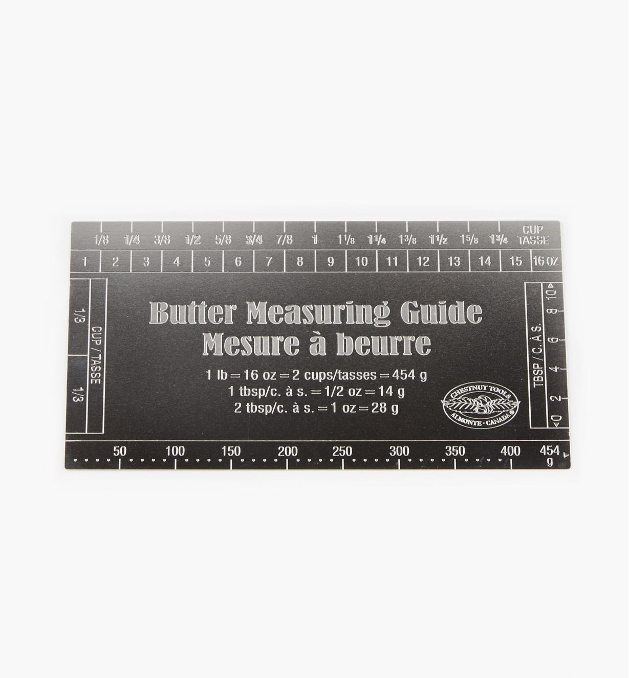 09A0403 - Butter Measuring Guide