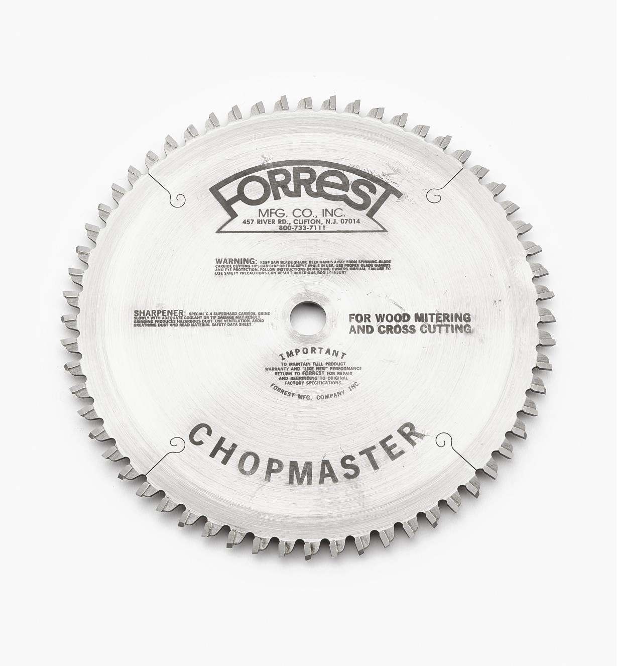 15T4150 - 8.5" x 60-Tooth Chopmaster, 3/32" Kerf