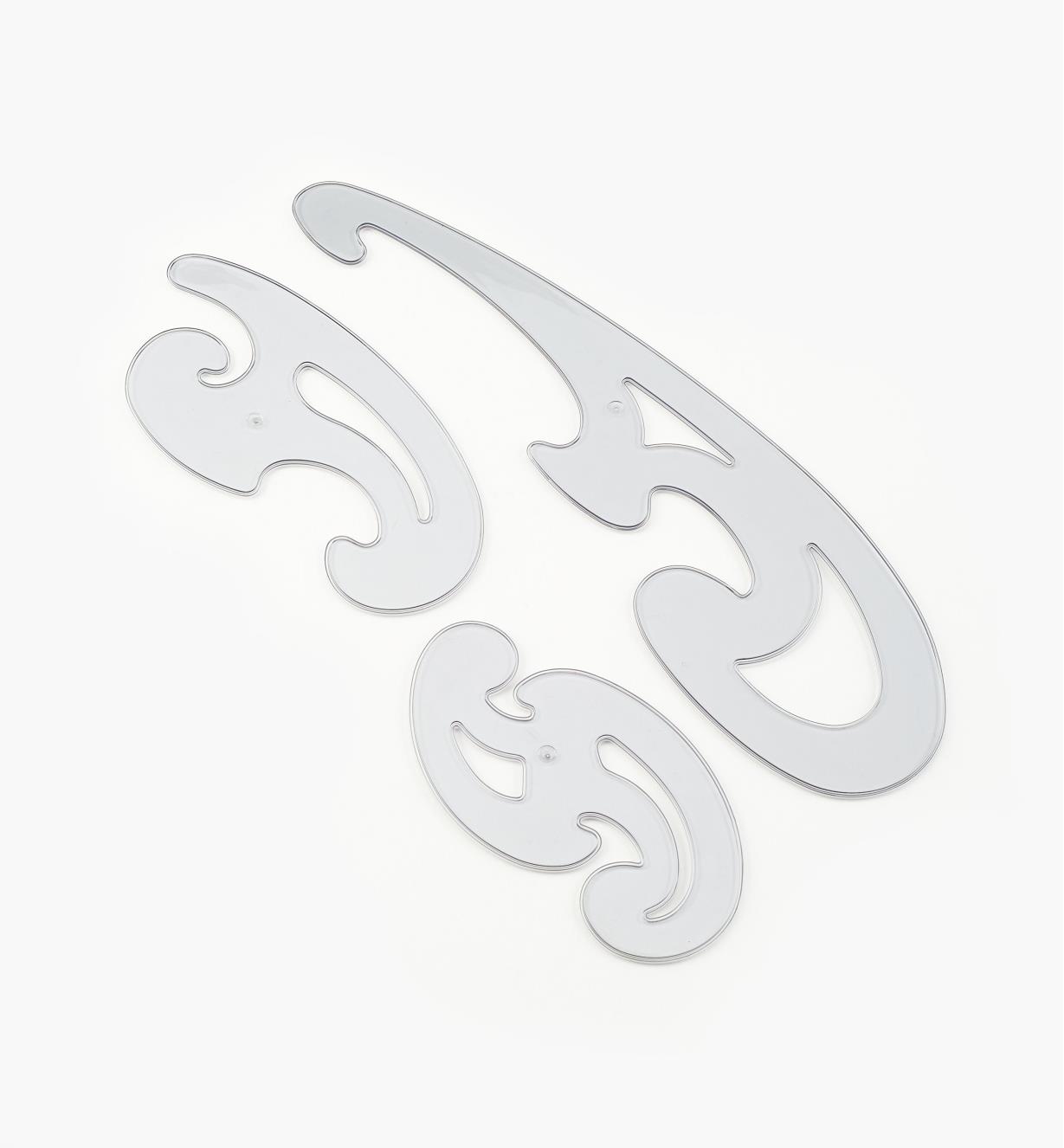 07K0901 - French Curves, set of 3