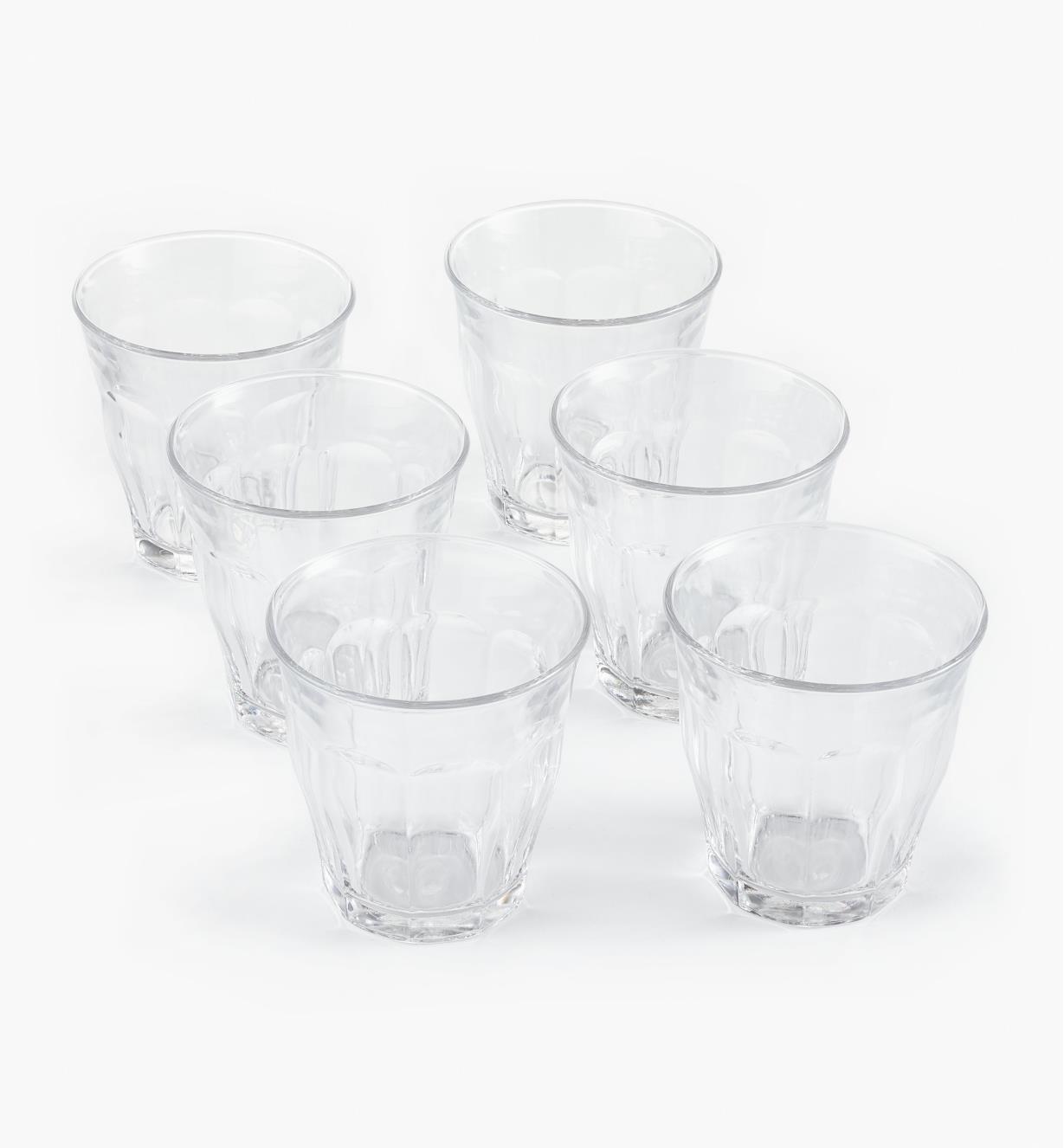 44K0806 - Duralex Picardie 250ml (8.5 fl oz) Glasses, set of 6