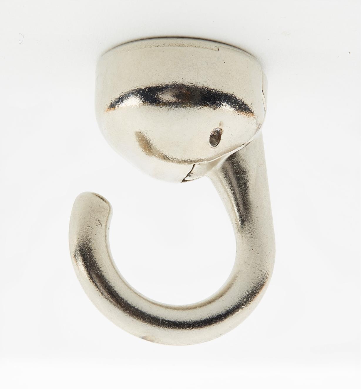 00S6031 - Nickel-Plate Elephant Ceiling Hook