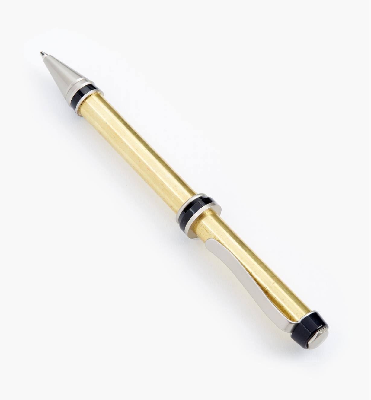 88K7743 - Extra-Large Twist Pen, Satin Nickel