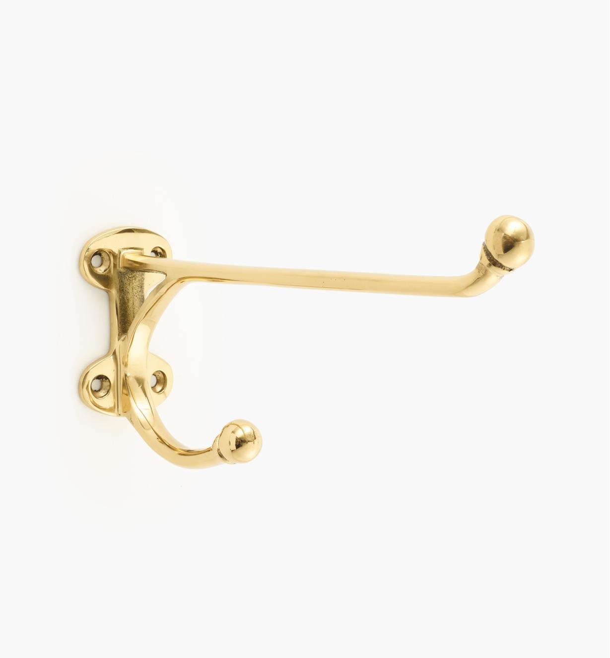 01W9009 - 9" Large Brass Hook