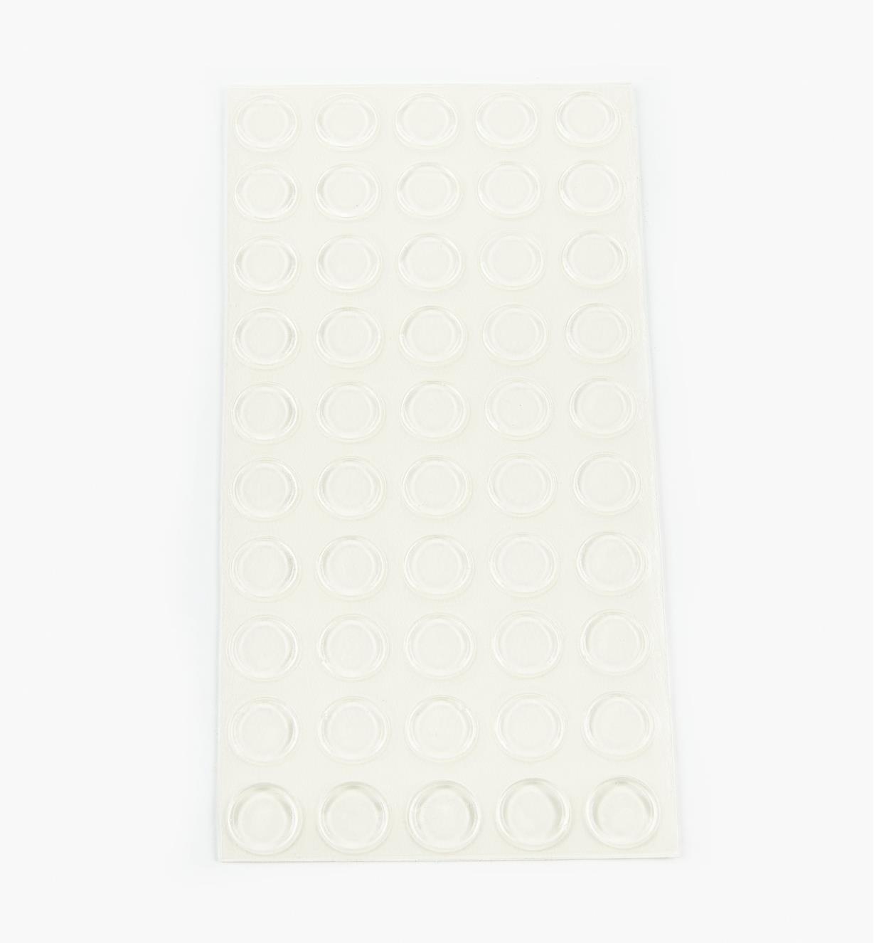 00S2005 - Amortisseurs plats et ronds de 12,7 mm x 1,5 mm, le paquet de 50