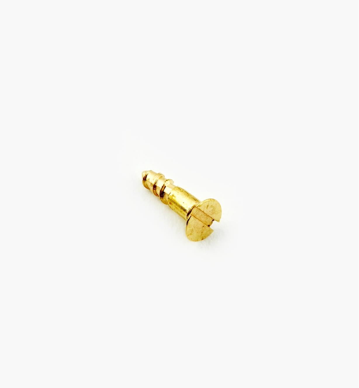 91Z0001 - #0, 1/4" Flat Brass Screws, pkg. of 100