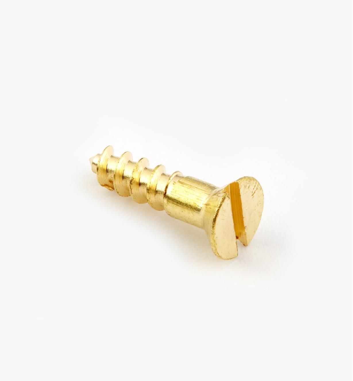 91Z0503 - #5, 1/2" Flat Brass Screws, pkg of 100