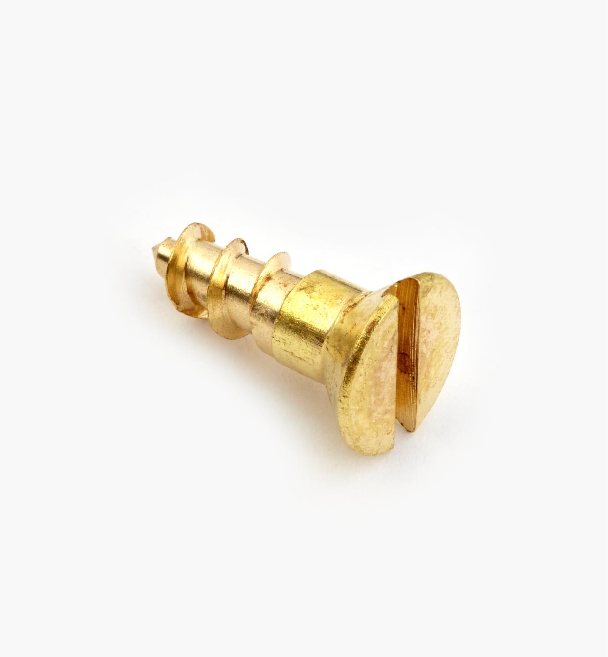 91Z0803X - #8, 1/2" Flat Brass Screws, pkg. of 10