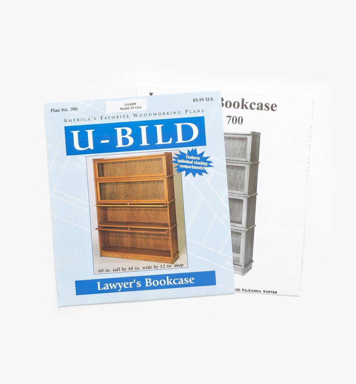 11L0209 - Lawyer's Bookcase Plan