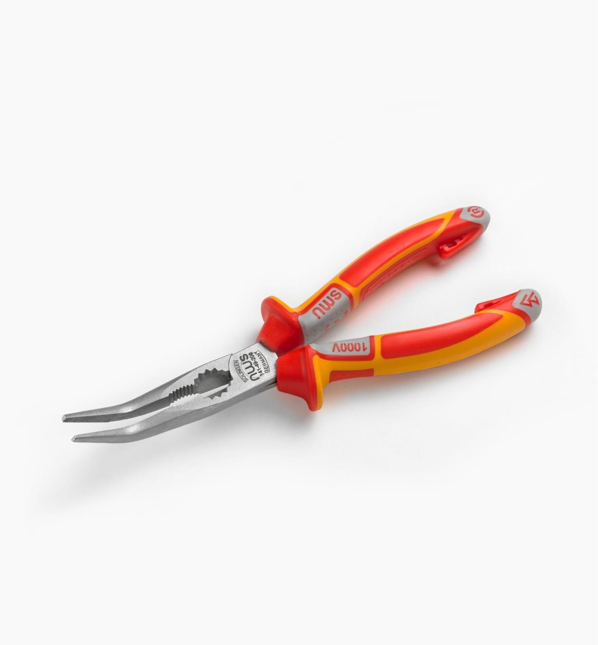 24K2207 - NWS Insulated (1000V) Needle-Nose Pliers, Offset