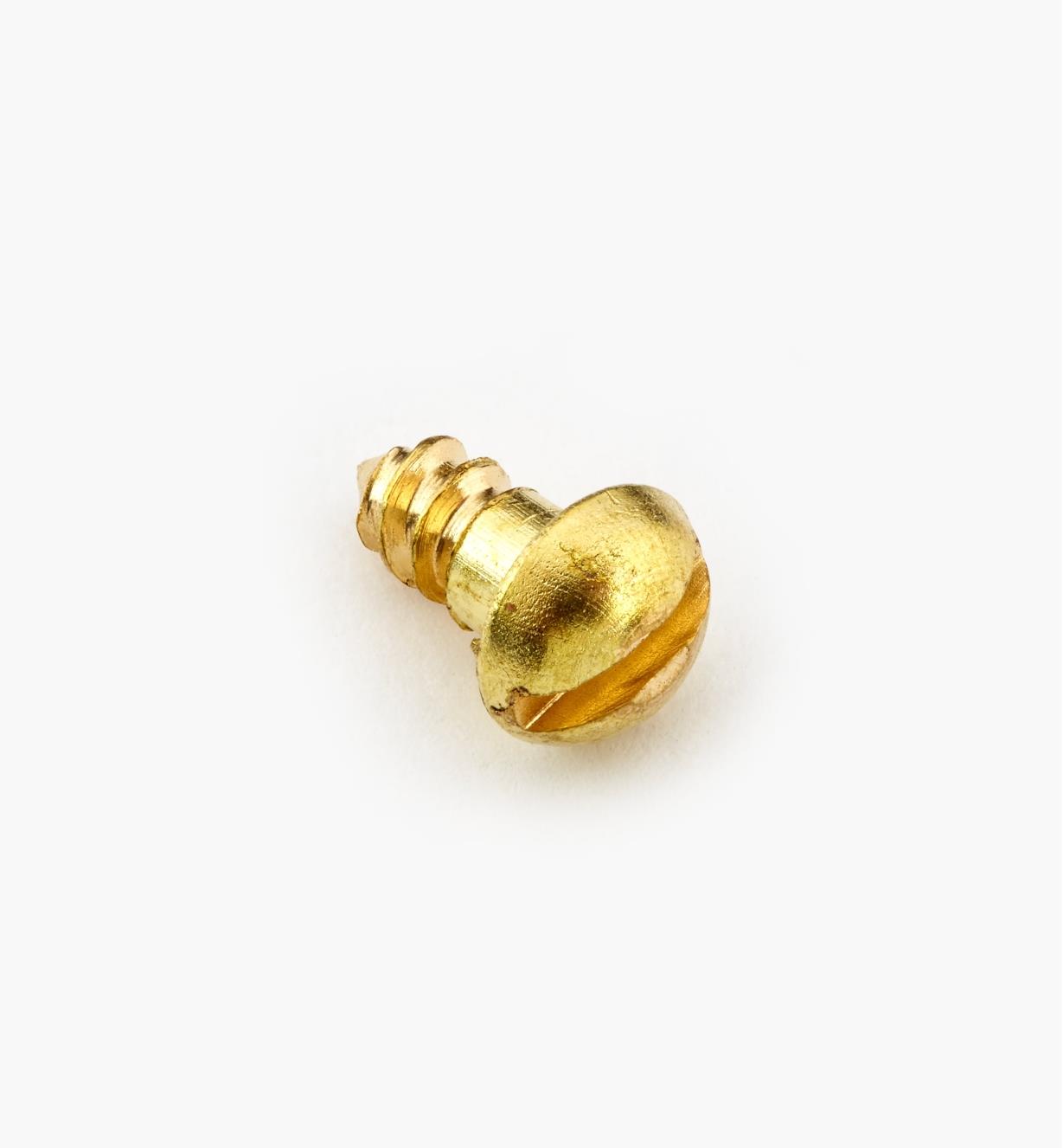 91Y0401 - #4, 1/4" Round Brass Screws, pkg. of 100