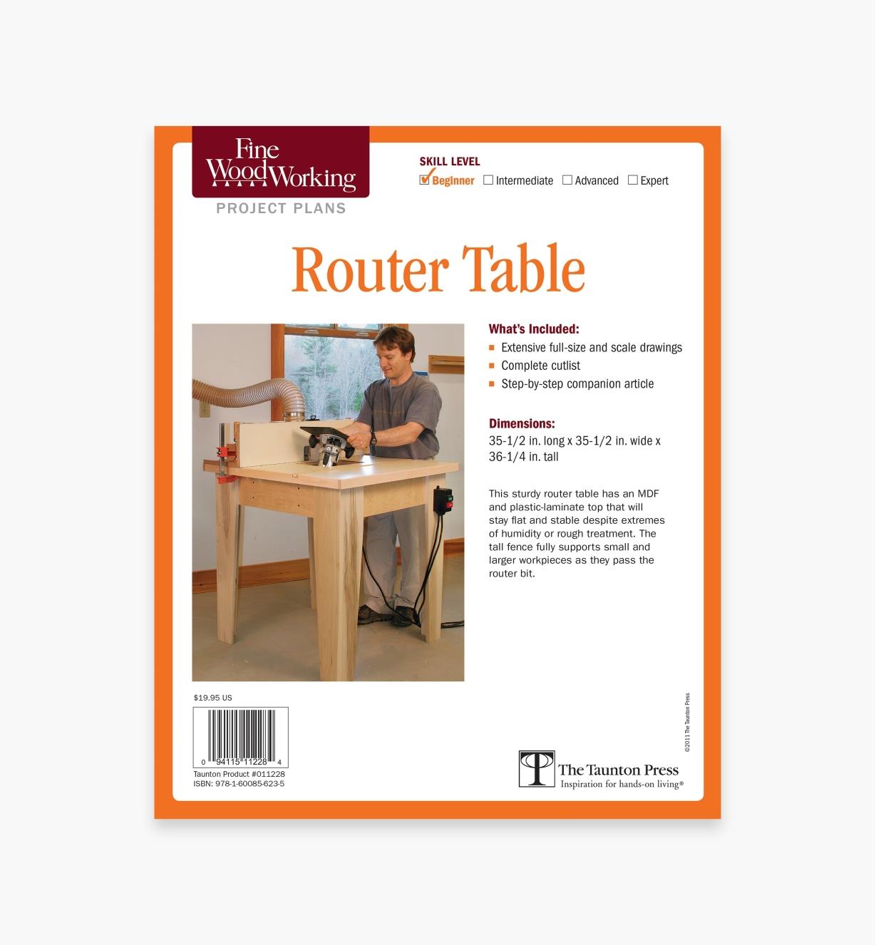 73L2525 - Router Table Plan